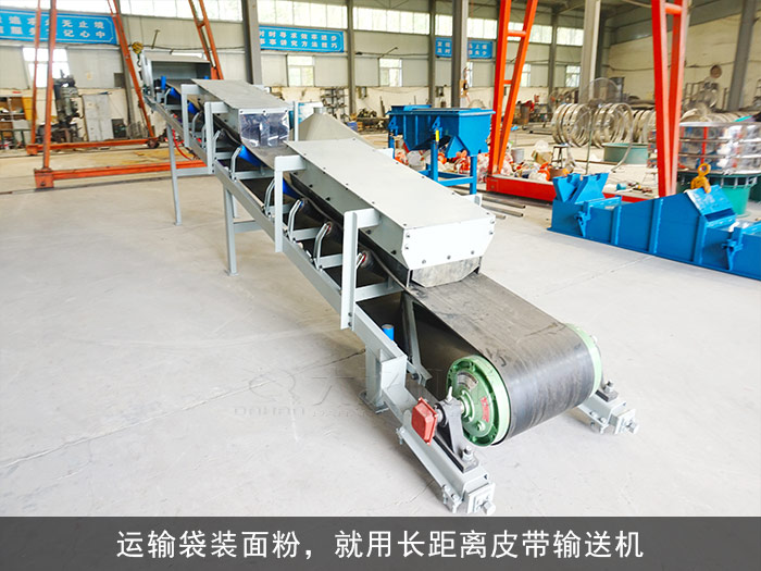 袋裝面粉皮帶輸送機(jī)